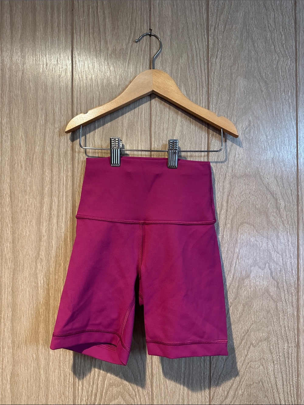 lululemon athletica High-Rise Magenta Bike Shorts